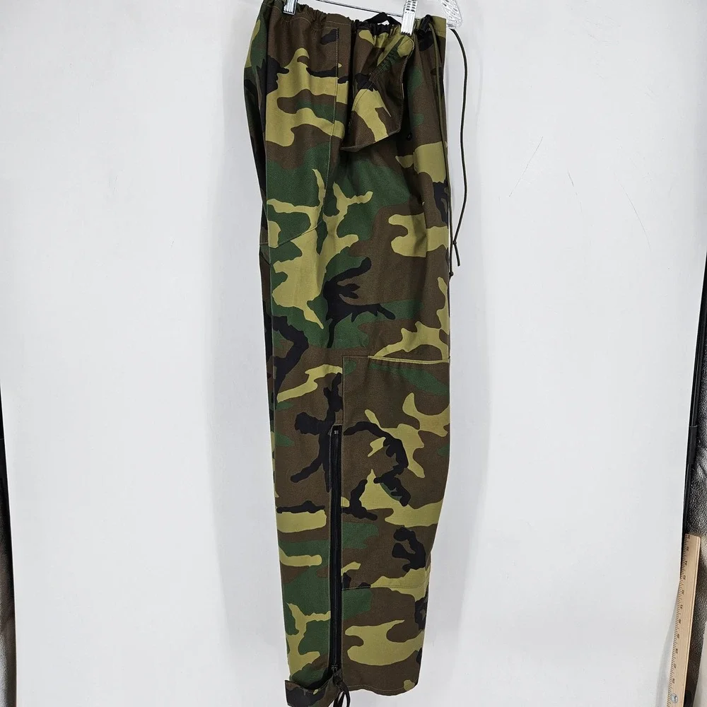 Military ECWCS Pants Mens Large Regular Camouflage Cold Weather Gore Seam Camo